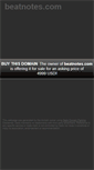 Mobile Screenshot of beatnotes.com
